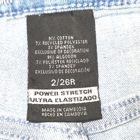 MOSSIMO " #DONT CARE" MID RISE JEGGING SIZE 2 /26 R RAW HEM NEW WITH TAGS - Picture 6 of 12